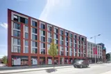 External view of a new building on the Crescent