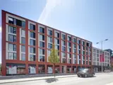 External view of a new building on the Crescent