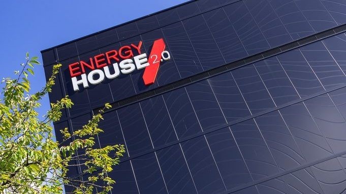 Outside showing the building Energy House 2.0