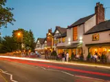 External view of George's restaurant in Worsley