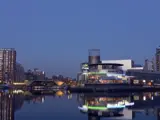 MediaCity at night