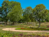 Peel Park on a sunny day