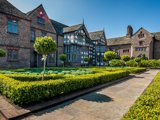 Outside view of Ordsall Hall
